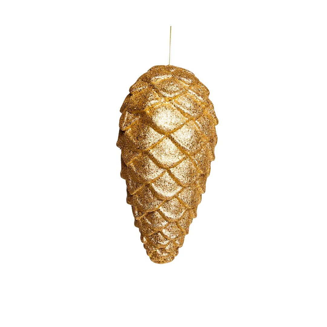 Adorno Colgante Piña Dorado 28Cm