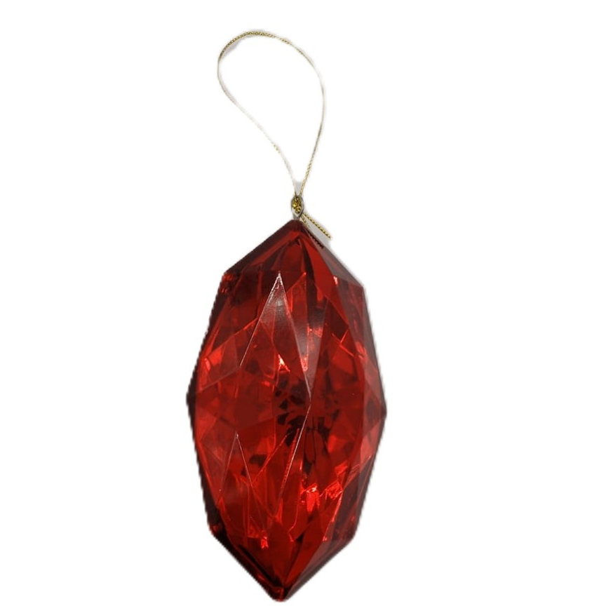 Adorno Navideño Joya Rojo