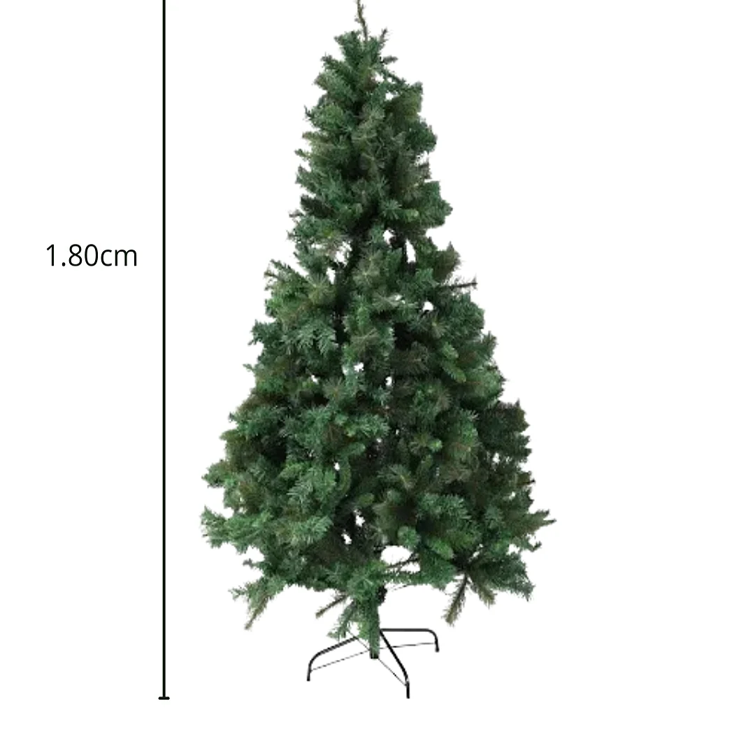 Arbol de Navidad *1.80Cm Con Base Metalica