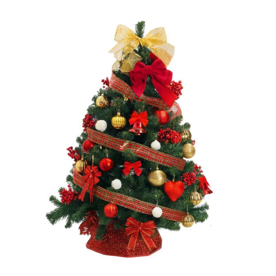 Base Decorativa para Arbol Rojo