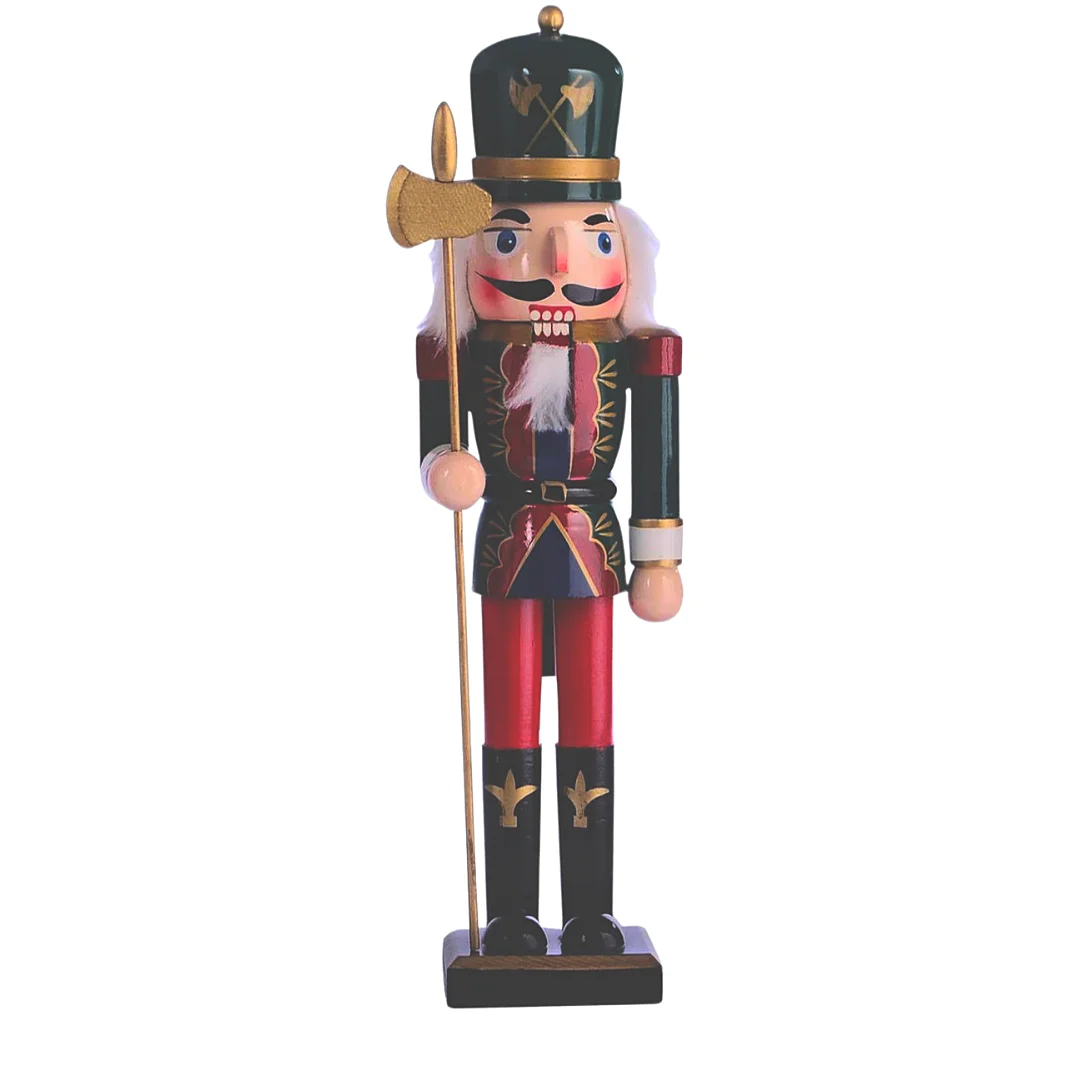 Cascanueces Soldado Con Hacha *38Cm
