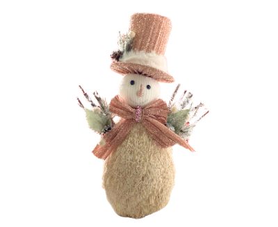 Muñeco Decorativco Mono de Nieve de 28Cms