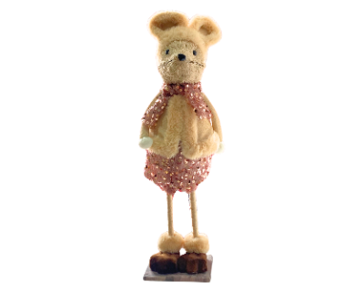 Muñeco Decorativo Raton Parado de 62 Cm