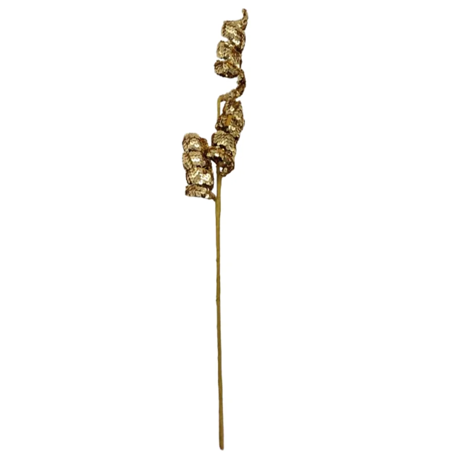 Pick Navideño Espiral Dorado