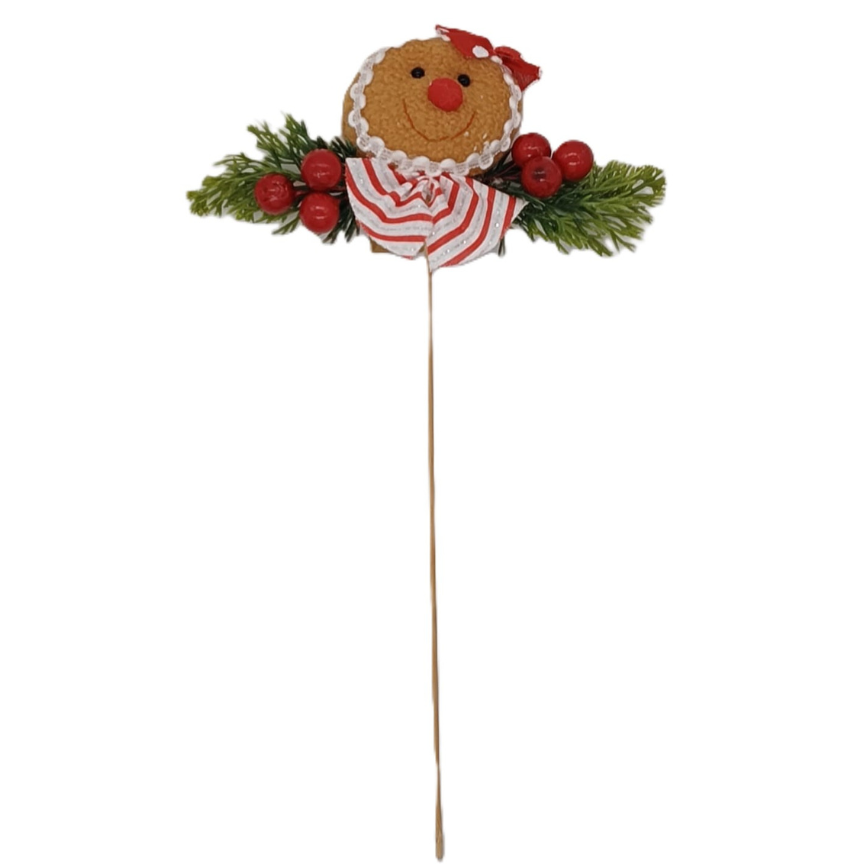 Pick Navideño de Galleta Jengibre