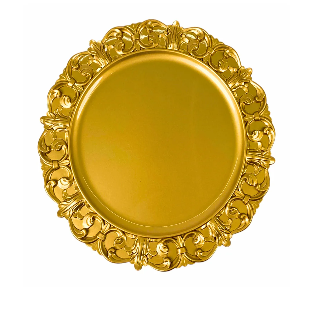 Porta Plato Dorado