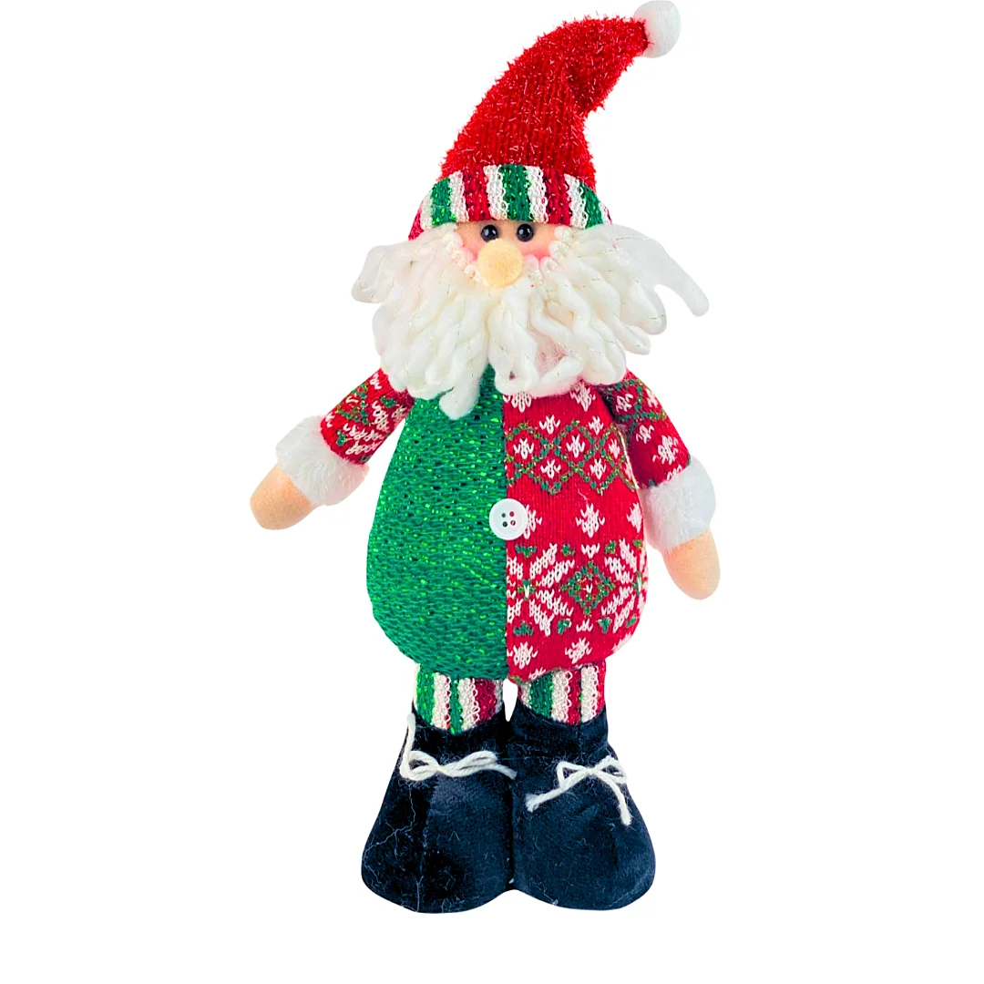Santa Claus Parado Rojo -Verde