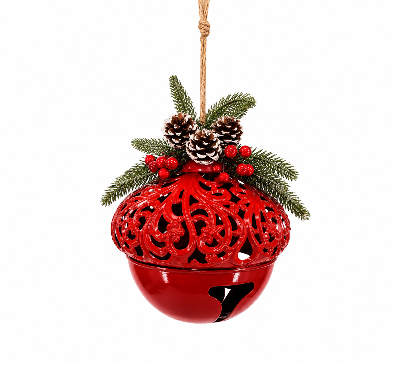 ADONRNO NAVIDEÑO PARA COLGAR ( ROJO )