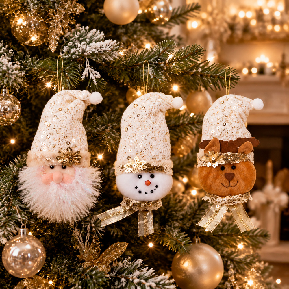 ORNAMENTO SANTA-NIEVE-RENO 15 CM - Image 2